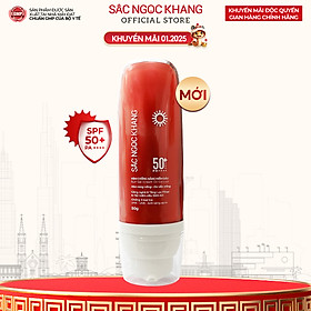 [Mới] Kem Chống Nắng Kiềm Dầu SẮC NGỌC KHANG 50g - bảo vệ toàn diện, kiểm soát bóng dầu hiệu quả