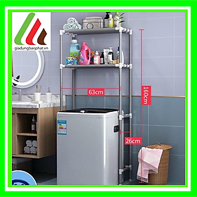 Mua Kệ máy giặt kệ toilet sơn tĩnh điện 2 tầng lắp ghép điều chỉnh kích thước thông minh