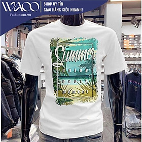 Áo Thun Nam, Có Bigsize Từ S Đến 8XL, Vải Cotton Cao Cấp, Mặc Mịn Thoáng Mát - Thời Trang Waoo, Mẫu ATNN223