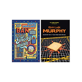 Combo Định Luật Murphy - Mọi Bí Mật Tâm Lý Thao Túng Cuộc Đời Bạn + Bạn Không Thông Minh Lắm Đâu (Bộ 2 Cuốn) - AZ