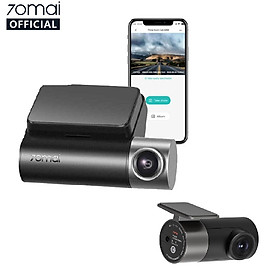 Camera hành trình ô tô, xe hơi nhãn hiệu Xiaomi 70mai cao cấp A500S độ phân giải FullHD 1080p (Bộ gồm Camera trước + sau) - Bản Quốc Tế - Hàng Nhập Khẩu