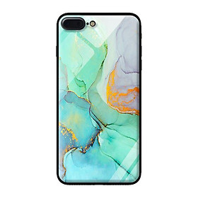 Ốp kính cường lực cho iPhone 7 Plus Đá Xanh Ngọc - Hàng chính hãng