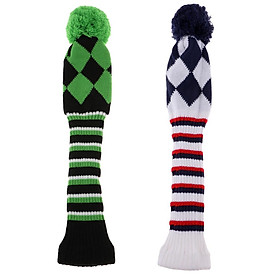 Phép Lạ Chiếu Pom Pom Câu Lạc Bộ Golf Headcove Driver Đầu bao Dệt Kim Mềm Mại Golf Phụ Kiện