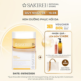 Kem dưỡng ẩm, làm sáng mịn và phục hồi da Sakirei NMN Revitalize Cream 50g