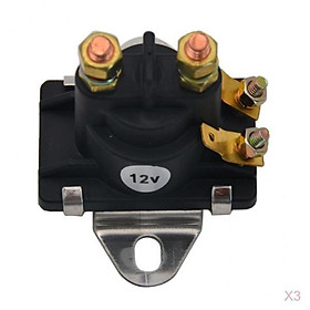 3x Trim Relay Solenoid Switch for  12V 4 Terminal 89-94318