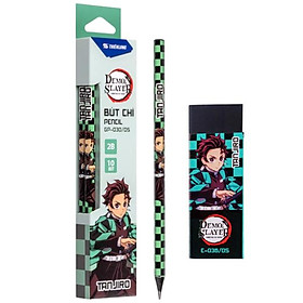 Combo Bút Chì Và Gôm Demon Slayer - Tanjiro