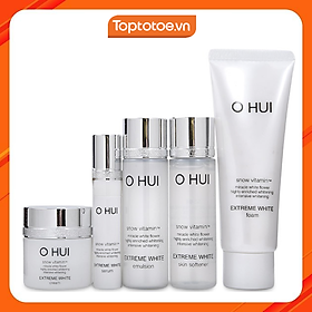Set Dưỡng Trắng Da 5 Món Ohui White Extreme Mới ( Ohui Extreme White 5pcs GWP Set 90ml)