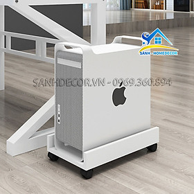 Mua Kệ để CPU có bánh xe KCPU.01gỗ MFC/MDF dày 17mm bề mặt phủ Melamine - kệ CPU case máy tính máy in chịu lực