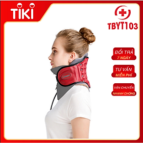 Đai Hơi Cổ - Đai Hơi Kéo Giãn Cố Định Cổ LEAMAI, Nẹp Cố Định Cổ Hỗ Trợ Thoái Hóa Đốt Sống Cổ, Thoát Vị Đĩa Đệm