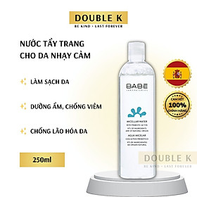 Nước Tẩy Trang Dịu Nhẹ BABE Micellar Water - Dùng Được Cho Da Nhạy Cảm - Double K