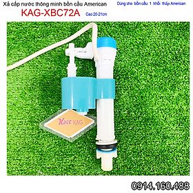 Mua Cụm phao cấp nước bồn cầu KAG-XBC72A cao 21cm  cột cấp nước cho xí bệt 1 khối thấp nhựa 100% lắp vừa 99% các loại
