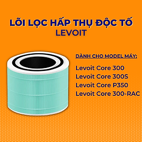 Lõi Lọc Hấp Thụ Độc Tố cho Máy Lọc Không Khí Levoit Core 300/300S RF. Bộ lọc Hepa 3 lớp giá rẻ chất lượng cao