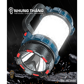 Mua Đèn Pin Cầm Tay 2 Nguồn LED Siêu Sáng TG-TZ00904 - Pin Sạc Tích Điện - Dung Lượng Pin 2400mAh - Có Video Thực Tế