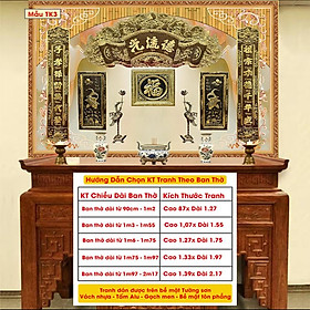 Mua Tranh Lụa Dán Tường Phòng Thờ Cao Cấp – In Sắc Nét – Tặng Keo Dán  Giá Tận Xưởng - Mẫu TK3