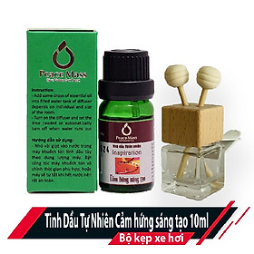 TD10ml-KX9 Combo Tinh Dầu Cảm Hứng Sáng Tạo Peace Mass 10ml - Bộ Kẹp Xe Ô tô - Inspiration