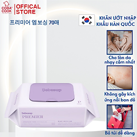 Khăn Ướt Hàn Quốc Primier 70 TờThương Hiệu Bebesup