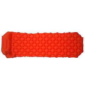 Outdoor Inflatable Cushion Sleeping Bag Mat Fast Filling Air Moistureproof Camping Mat With Pillow Sleeping Pad