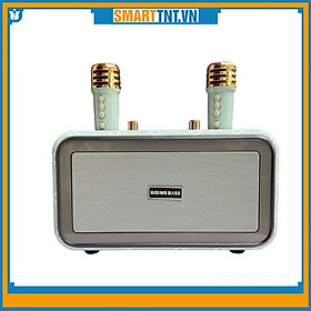 Mua Loa xách tay bluetooth BOOMS BASS M3201+ kèm 2 micro không dây hát karaoke cao cấp