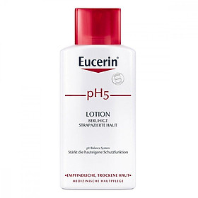 Sữa Dưỡng Thể Cho Da Cơ Thể Nhạy Cảm Eucerin Sensitive Skin Ph5 Lotion (250ml)