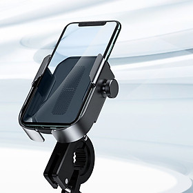 Giá đỡ điện thoại dành cho xe đạp, xe máy có thể điều chỉnh gắn tay lái hoặc gương Baseus - Hàng chính hãng