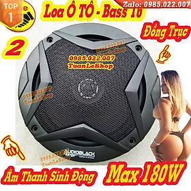 Mua LOA XE OTO - LOA ĐỒNG TRỤC - AUDIO BLACK 65E - GỒM CẢ BASS TREBLE - AD65E - 2LOTAD65E