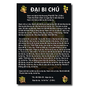 Mua Tranh Tôn Giáo Chú Đại Bi  HPV-110_35x50
