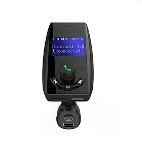 1.3 inch USB Car Bluetooth Hands-free Smart Charger MP3 Player