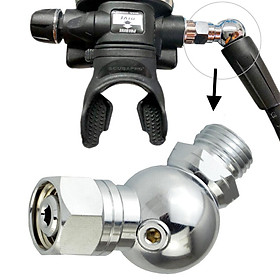 Scuba Diving 360 degree Swivel Regulator (Second Stage) Adapter