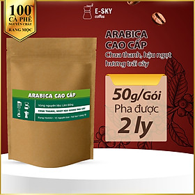 Cà Phê Rang Xay Nguyên Chất Robusta Honey E-SKY Coffee Cafe Pha Phin Pha Máy Cold Brew 250g-500g