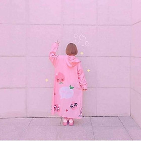 Mua ÁO MƯA MĂNG TÔ hàn quốc SIÊU CUTE NGỘ NGHĨNH talk và bé đào