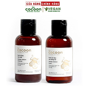 Combo Gel rửa mặt bí đao cocoon 140ml + Toner bí đao cocoon 140ml