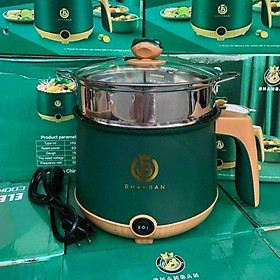 Mua Nồi Điện Mini 2 Tầng Đa Năng Tặng Kèm Khay Hấp ( Chiên  Xào  Nấu ăn  nấu cơm  nấu lẩu mini ) size 28cm
