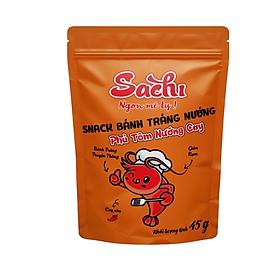 Snack Sachi bánh tráng Vị Tôm -  Thùng 5 gói