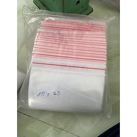 Mua 500g Túi zip chỉ đỏ size 15 x 23  10 x15