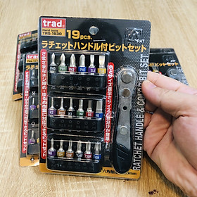 Mua Bộ vít vặn Nhật  hiệu Osaka  có 18 đầu đầy đủ chi tiết  tay vặn tự động  bền  đẹp  chất lượng cao