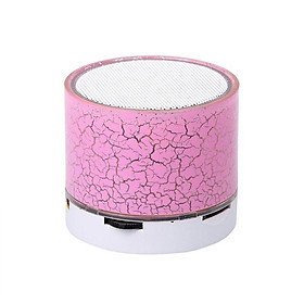 Ánh sáng LED CRACKLING Subwa -loa loa mini loa di động bluetooth không dây Audio Audio Hỗ trợ thẻ TF Sạc USB cho PC màu: Khác