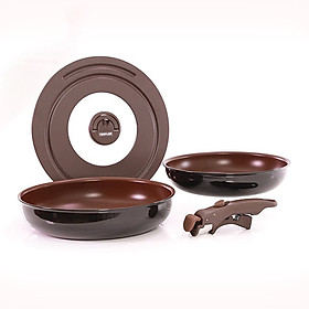 Mua Cặp chảo chiên Miris cán rời 24/28cm