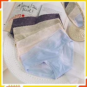 Combo 5 chiếc quần lót su nữ nâng mông kháng khuẩn - quần lót nữ viền ren không đường viền - quần lót nữ cao cấp