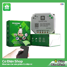 Công tắc điều khiển từ xa bằng điện thoại Hunonic Lahu 1 kênh công suất lớn 4000W (công nghệ 4.0)
