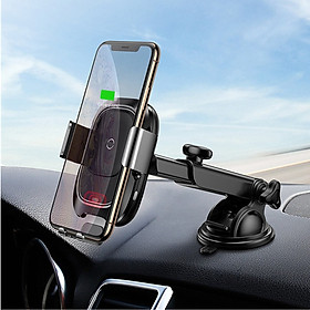 Mua Giá đỡ kiêm Sạc không dây thông minh trên xe hơi Baseus Vehicle 2 in 1 hỗ trợ sạc nhanh cho điện thoại smartPhone (chuẩn Qi  sạc thông minh 10W) - Hàng chính hãng