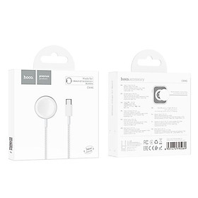 Dock sạc nhanh khung nhôm Hoco CW46 dành cho Apple watch cổng type C_ Hàng chính hãng