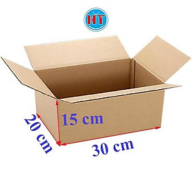 Mua Hộp carton gói hàng giá rẻ 30x20x15 cm