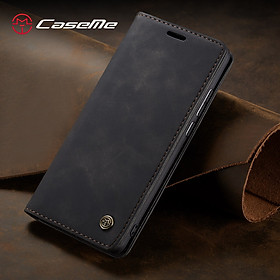 Bao da bò thật dạng ví chính hãng Caseme dành cho SamSung Galaxy A70
