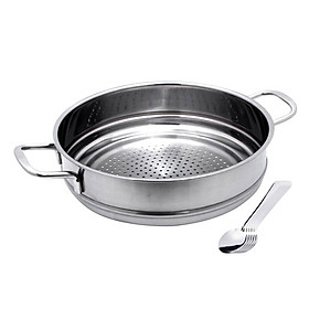 Xửng Hấp Fivestar - Bạc (Tặng 10 Muỗng Ăn Inox)