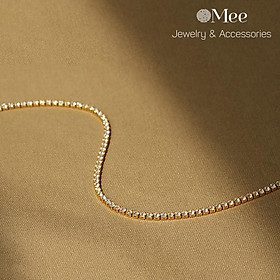 Vòng cổ choker MEE nạm đá, blink lấp lánh dự tiệc - N2858
