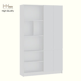 Mua HAPPY FURNITURE   Kệ sách 4 cửa mở - CATY  KSA_085   110cm x 28cm x 180cm DxRxC