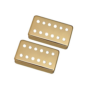 2Pcs Copper Guitar Pickup Cover for 6 Strings Electric Guitar Replacement