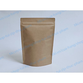 1 Cái Túi zip giấy không cửa sổ - túi giấy đựng thực phẩm khô, Túi đựng bánh kẹo, túi zip giấy kraft, craft