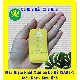 Mua ️ Máy Niệm Phật Tí Hon Lá Bồ Đề - Máy Niệm Phật Mini JAS01-T - Hàng Chuẩn Tịnh Tông