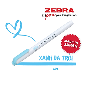 Bút đánh dấu 2 đầu Zebra Mildliner Nhật Bản 35 màu - 1 cây